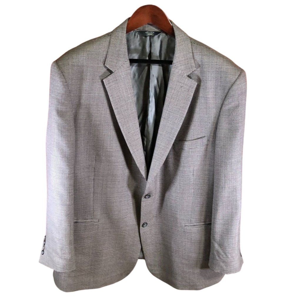 Pronto Uomo Platinum Mens Blazer Size 50 Reg 100% Wool